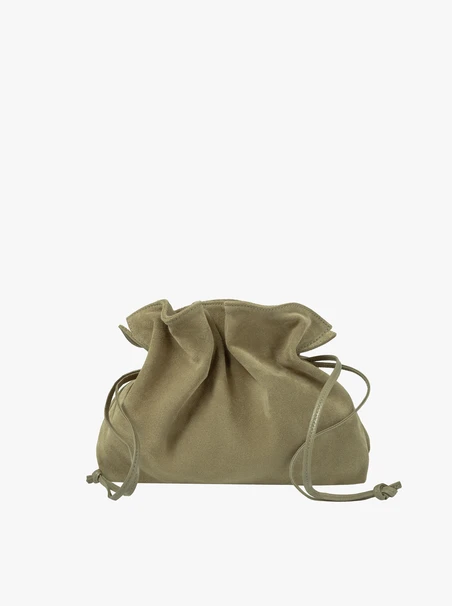 Gepäckträgertasche in Olive