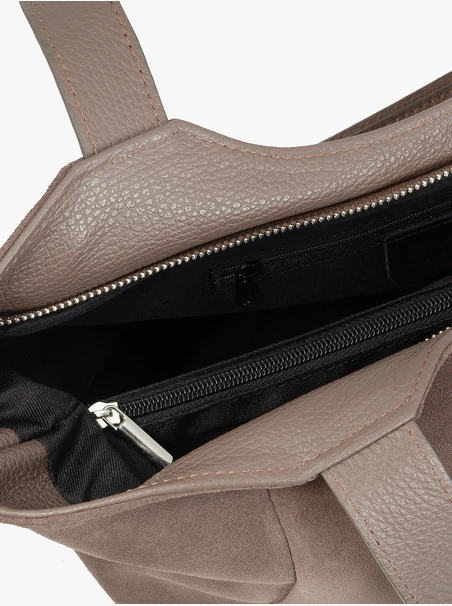 Braune weiche Tasche