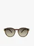 Sonnenbrille mit Leopardenmusterrahmen