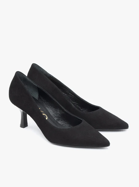 Schwarze Stiletto-Pumps