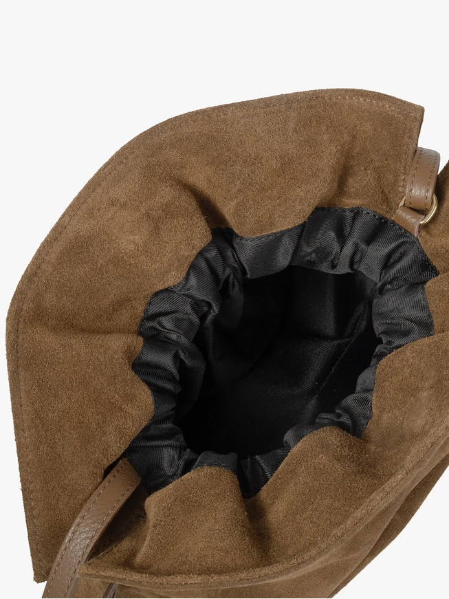 Hellbraune Gepäckträgertasche