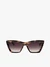Sonnenbrille mit marmoriertem Rahmen