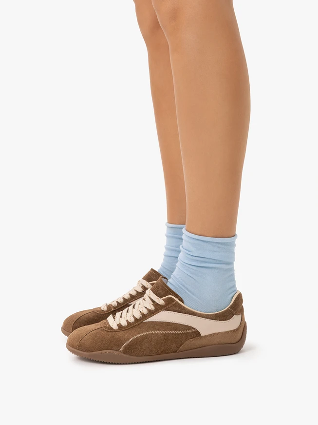Hellblaue Baumwollsocken