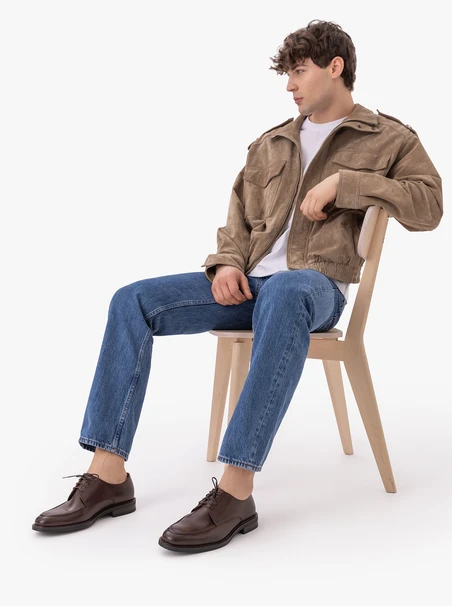 Braune formelle Halbschuhe der Spitzenklasse