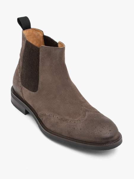 Graue Velours-Pantoffeln