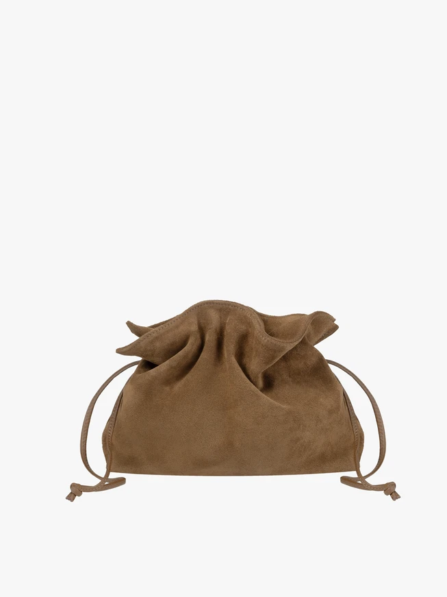 Hellbraune Gepäckträgertasche