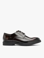 Braun lackierte Halbschuhe