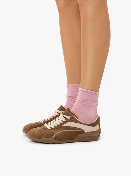 Rosa Baumwollsocken