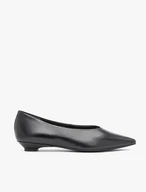 Schwarze Ballerinas mit spitzer Zehe
