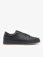 Schwarze Sporthalbschuhe