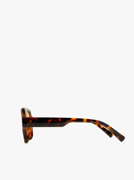 Unisex-Pantherbrille mit gelben Gläsern