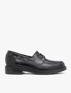 Schwarze Halbschuhe mit Schnürung