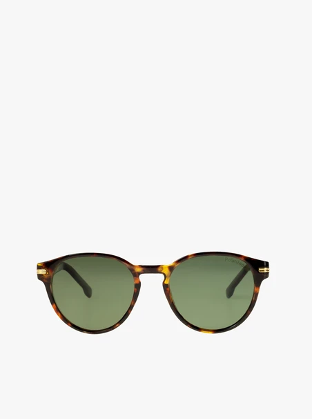 Sonnenbrille mit Leopardenmusterrahmen