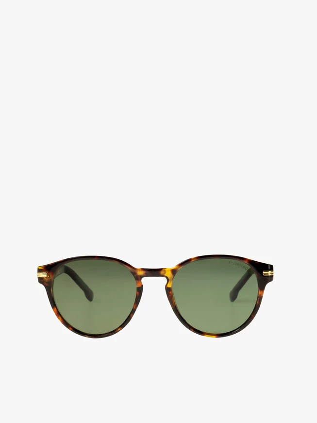 Sonnenbrille mit Leopardenmusterrahmen