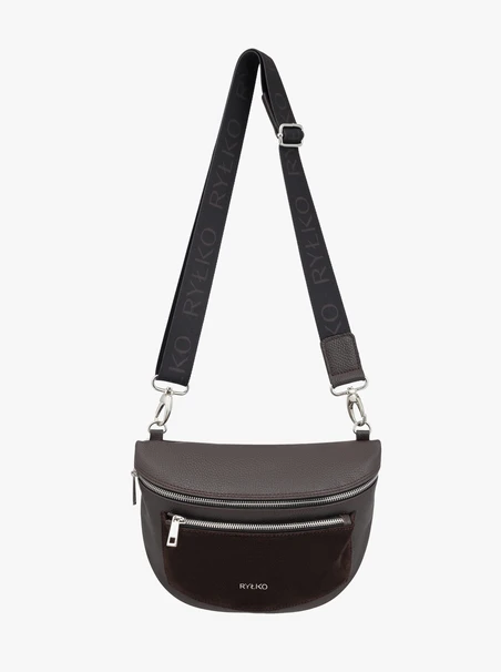 Dunkelbraune Gürteltasche