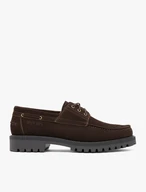Dunkelbraune Boat-Shoes