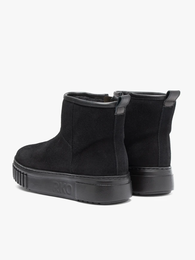 Schwarze Mukluk-Schneestiefel