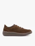 Braune Sportschuhe mit dicker Sohle
