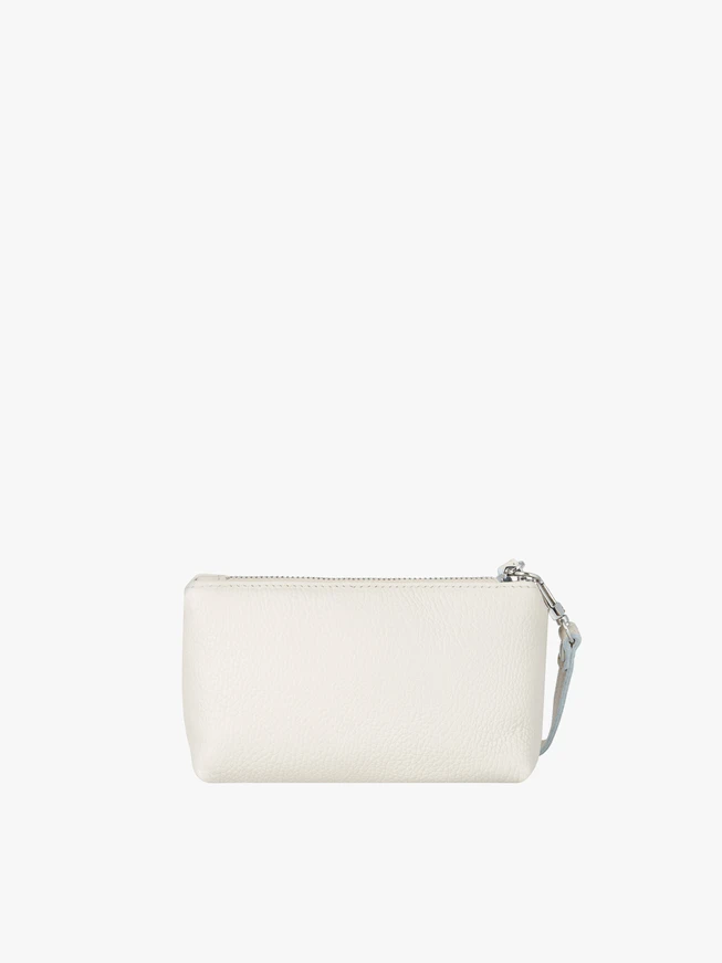 Cremefarbene Kosmetiktasche