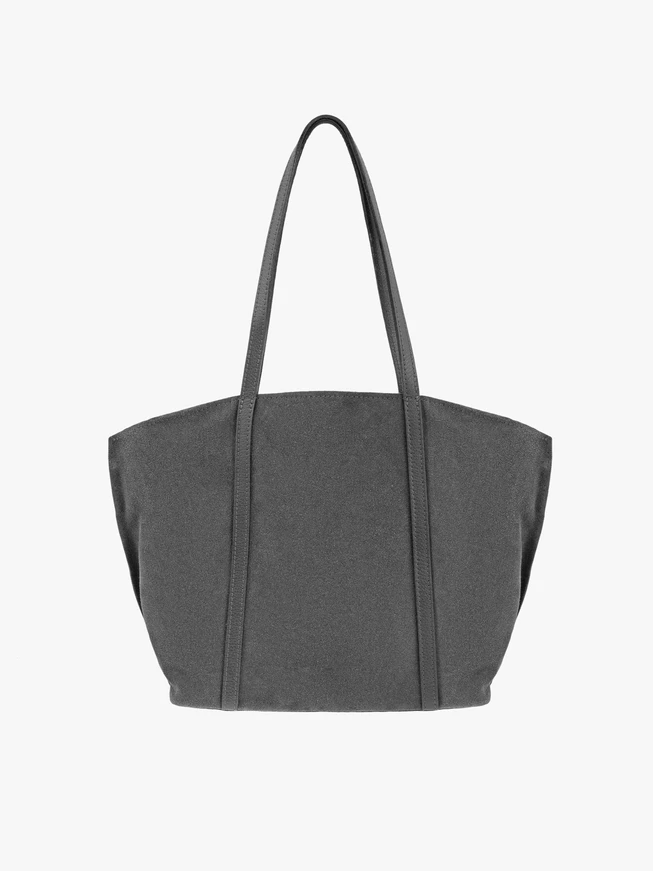 Eine große, dunkelgraue Shopper-Tasche
