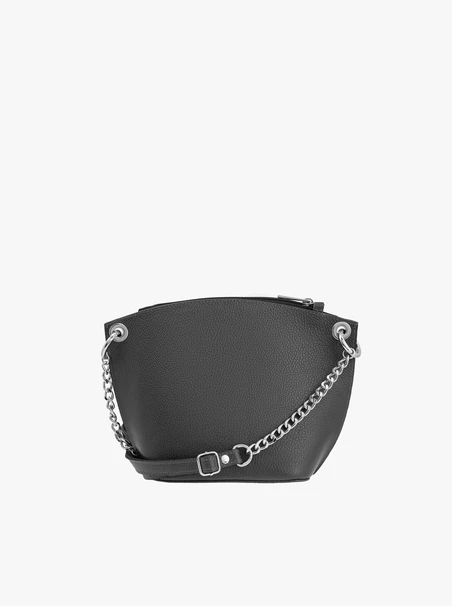Dunkelgraue Handtasche