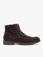 Braune Velourslederstiefel