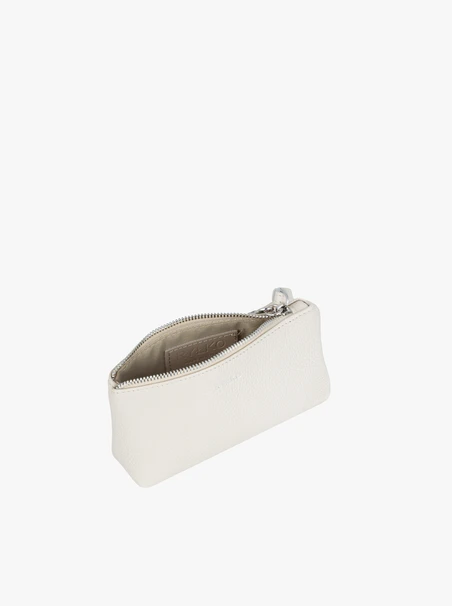 Cremefarbene Kosmetiktasche