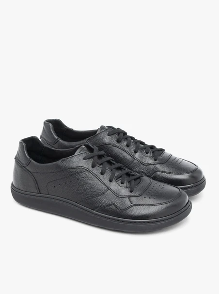 Schwarze Barfuß-Halbschuhe