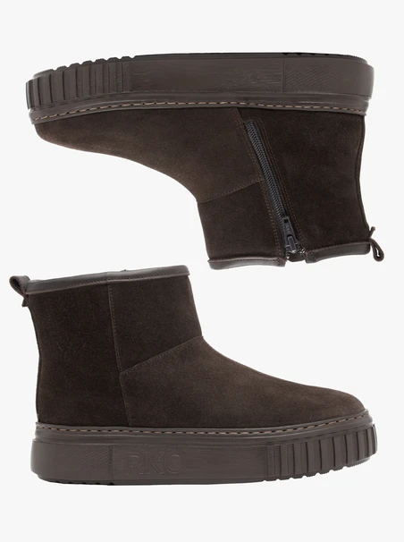 Dunkelbraune Mukluk-Schneestiefel