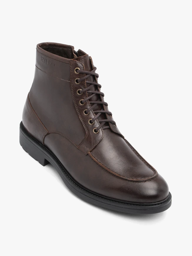 Dunkelbraune elegante Stiefeletten