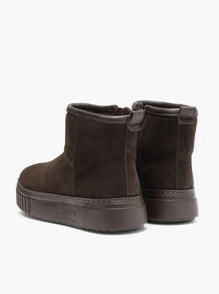 Dunkelbraune Mukluk-Schneestiefel