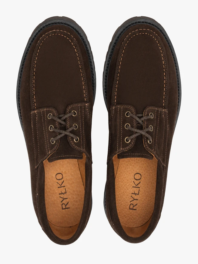 Dunkelbraune Boat-Shoes