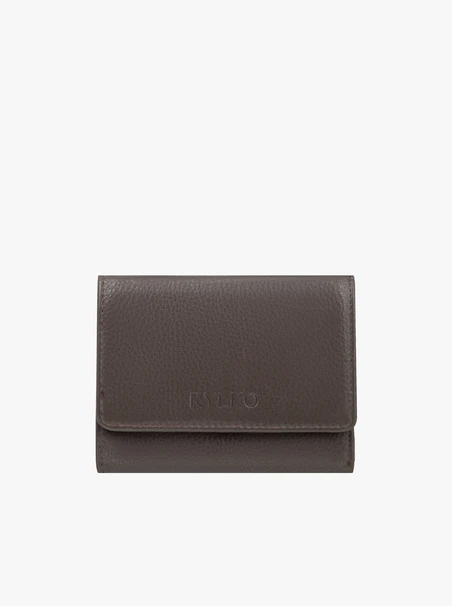 Portemonnaie aus braunem Leder