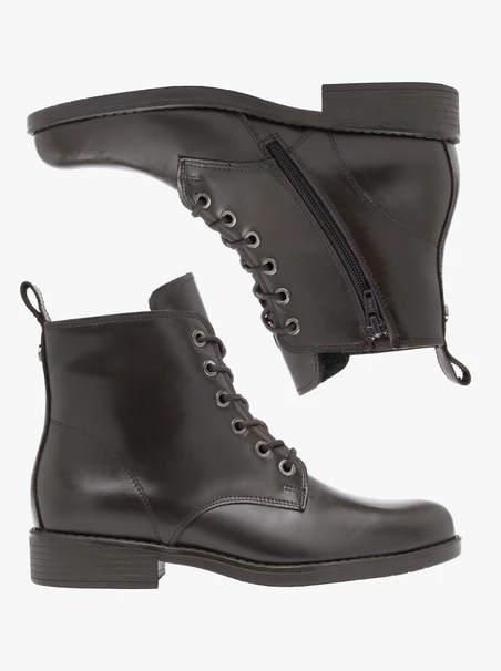 Braune Vollnarbenlederstiefel
