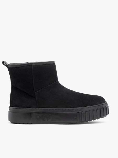 Schwarze Mukluk-Schneestiefel