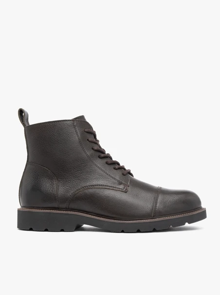 Braune Lederstiefel