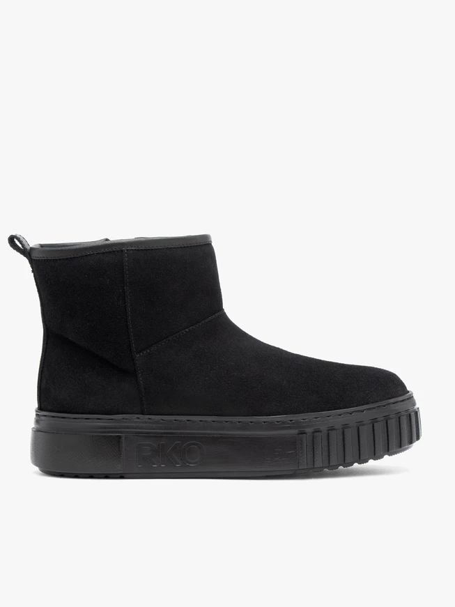 Schwarze Mukluk-Schneestiefel