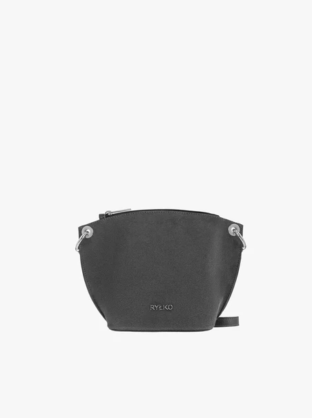 Dunkelgraue Handtasche