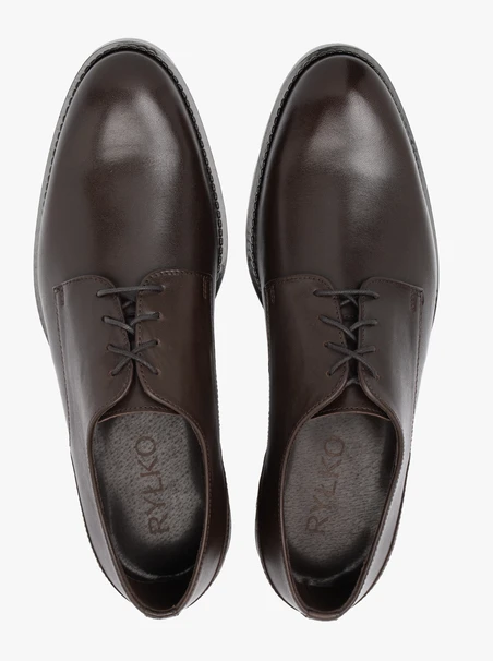 Dunkelbraune formelle Schuhe