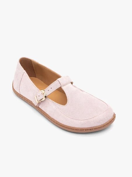 Rosa Barfuß-Ballerinas