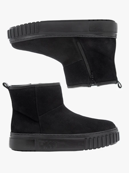 Schwarze Mukluk-Schneestiefel