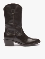 Dunkelbraune Cowboystiefel