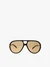 Unisex Fliegerbrille schwarz