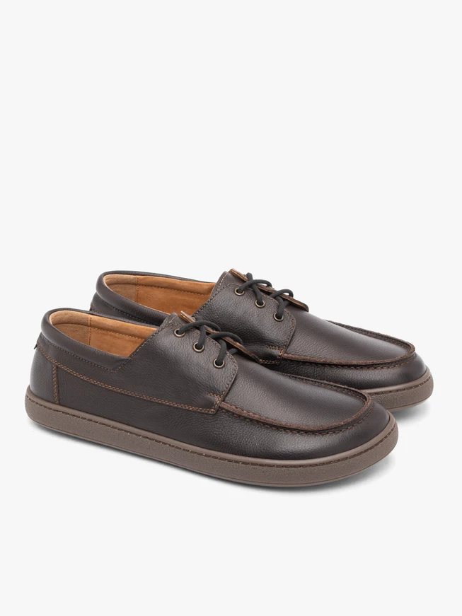 Dunkelbraune Barefoot-Segelschuhe