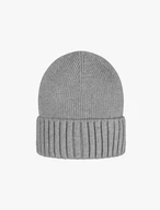 Graue Wintermütze