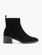 Stöckelschuhe aus schwarzem Velours