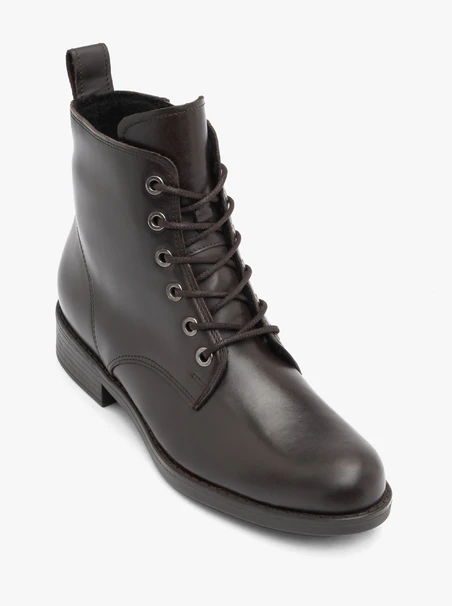 Braune Vollnarbenlederstiefel