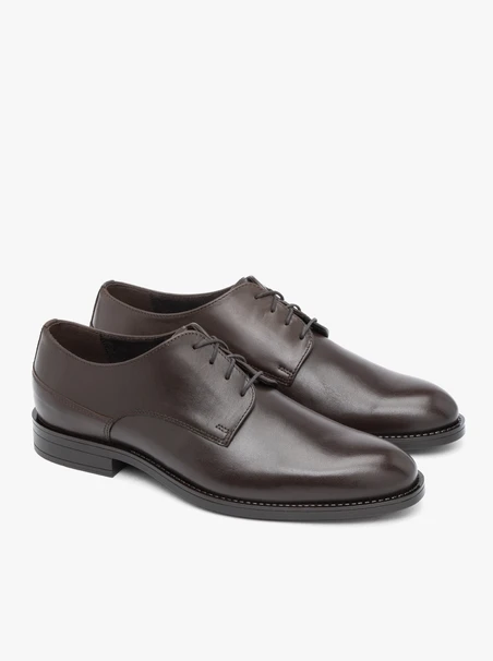 Dunkelbraune formelle Schuhe