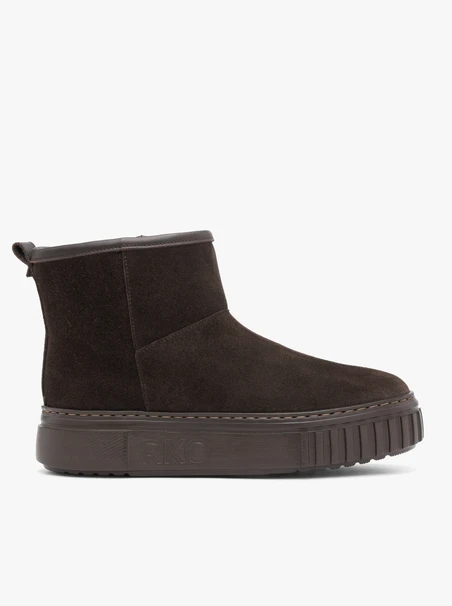 Dunkelbraune Mukluk-Schneestiefel