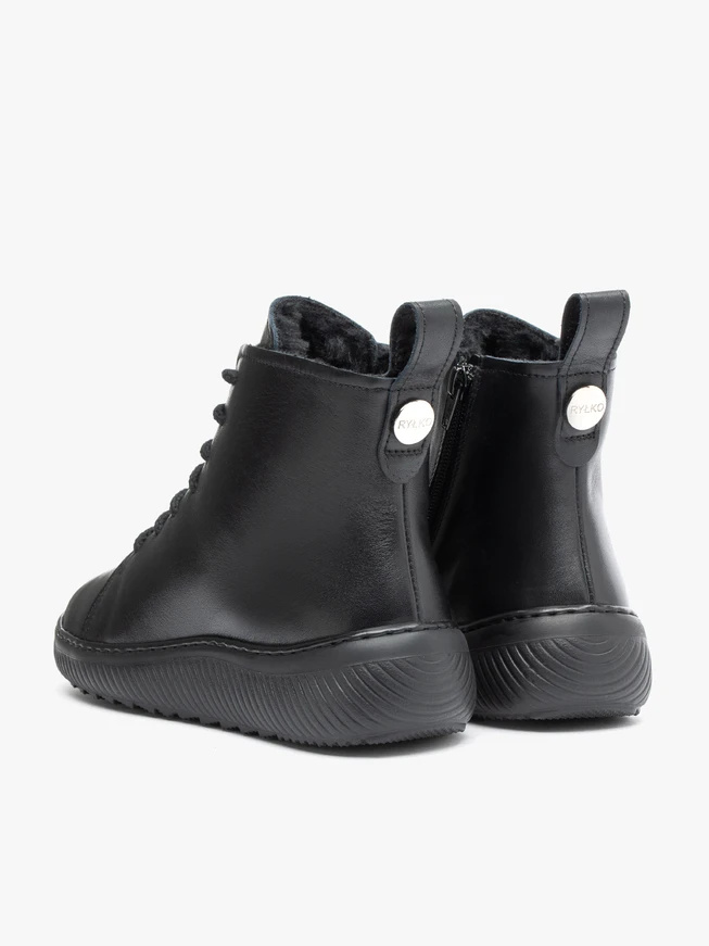 Schwarze Barfußstiefel